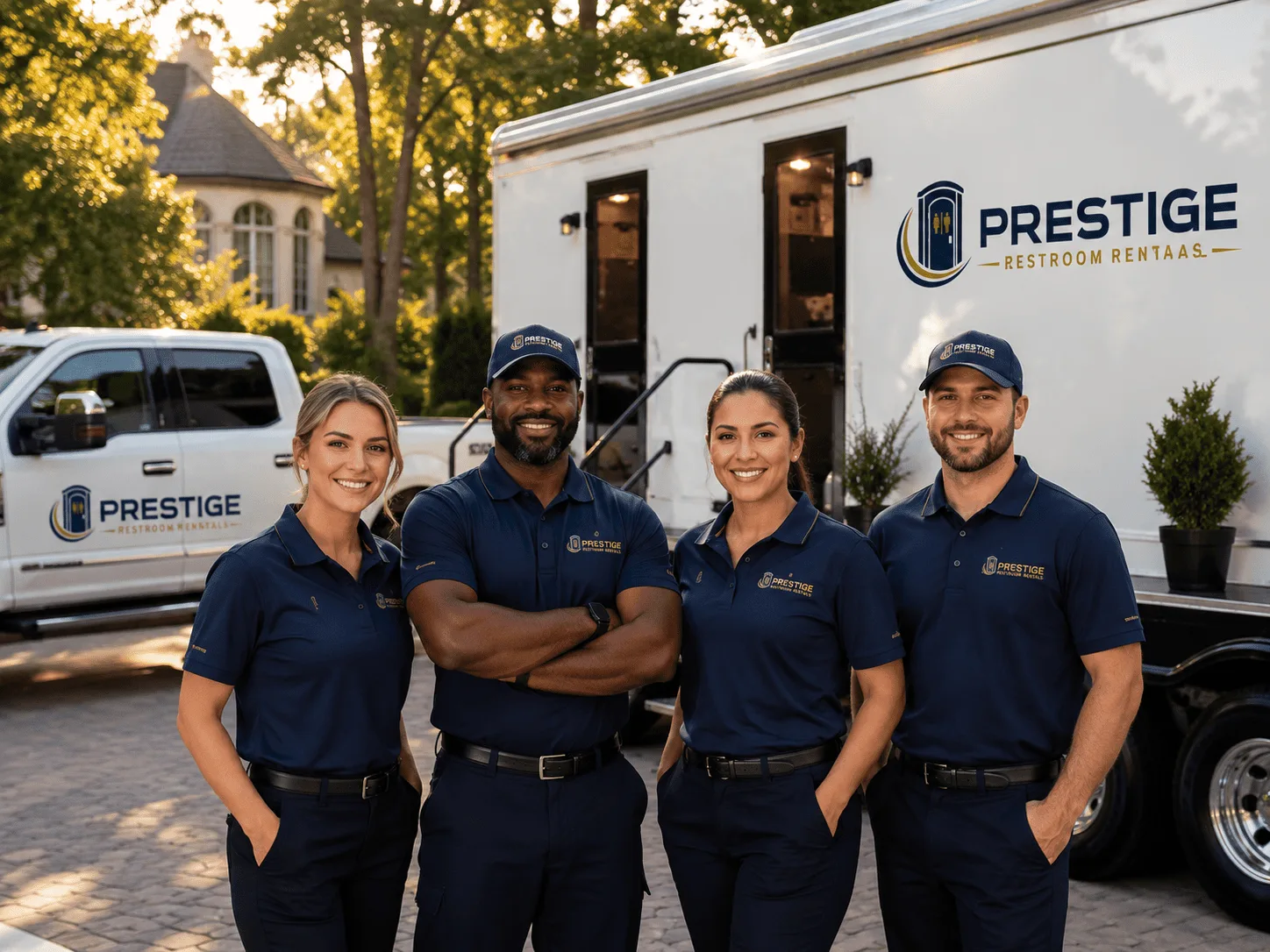 Trusted Luxury Portable Restrooms company in Ether, NC